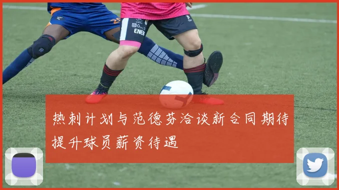 热刺计划与范德芬洽谈新合同期待提升球员薪资待遇